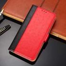 For Huawei P40 Lite Ostrich Texture PU + TPU Horizontal Flip Leather Case with Holder & Card Slots & Wallet(Red) - 1