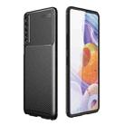 For LG Stylo 7 4G Carbon Fiber Texture Shockproof TPU Case(Black) - 1