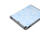 For iPad 10.2 inch Marble Texture Pattern Horizontal Flip Leather Case, with Three-folding Holder & Pen Slot & Sleep / Wake-up Function(Blue) - 6