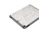 For iPad 10.2 inch Marble Texture Pattern Horizontal Flip Leather Case, with Three-folding Holder & Pen Slot & Sleep / Wake-up Function(Grey) - 6