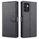 For Samsung Galaxy A52 5G / 4G AZNS Calf Texture Horizontal Flip Leather Case with Holder & Card Slots & Wallet & Photo Frame(Black) - 1