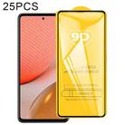 For Samsung Galaxy A72 5G / 4G 25pcs 9D Full Glue Full Screen Tempered Glass Film - 1