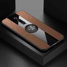 For Xiaomi Mi 9T / Redmi K20 XINLI Stitching Cloth Texture Shockproof TPU Protective Case with Ring Holder(Brown) - 1