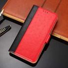 For Xiaomi Redmi Note 9 Ostrich Texture PU + TPU Horizontal Flip Leather Case with Holder & Card Slots & Wallet(Red) - 1