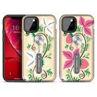 For iPhone 11 Pro Max Redden Series UV light Color Changing Protective Case with Ring Bracket(Leaves) - 1