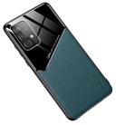 For Samsung Galaxy A52 5G / 4G All-inclusive Leather + Organic Glass Protective Case with Metal Iron Sheet(Dark Green) - 1