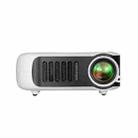 TRANSJEE A2000 320x240P 1000 ANSI Lumens Mini Home Theater HD Digital Projector, Plug Type: EU Plug(White) - 1