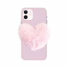 Love Hairball Colorful Wave Soft Case For iPhone 12 Pro(Light Pink) - 1