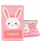 For Galaxy Tab S6 T860 / T865 Horizontal Flip Leather Case with Card Slots & Holder & Wallet & Photo Frame(Pink Rabbit) - 1