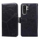 For Samsung Galaxy S9+ Geometric Stitching Horizontal Flip TPU + PU Leather Case with Holder & Card Slots & Wallet(Black) - 1