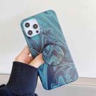 Frosted Laser TPU Protective Case with Foldable Holder For iPhone 11 Pro Max(Dark Green) - 1
