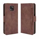 For Motorola Moto G Power 2021 Wallet Style Skin Feel Calf Pattern Leather Case with Separate Card Slots(Brown) - 1