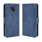 For Motorola Moto G Power 2021 Wallet Style Skin Feel Calf Pattern Leather Case with Separate Card Slots(Blue) - 1