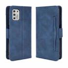 For Motorola Moto G Stylus 2021 Wallet Style Skin Feel Calf Pattern Leather Case with Separate Card Slots(Blue) - 1