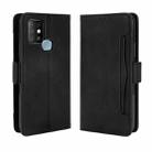 For Infinix Hot 10 / X682 Wallet Style Skin Feel Calf Pattern Leather Case with Separate Card Slots(Black) - 1