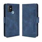 For Infinix Hot 10 / X682 Wallet Style Skin Feel Calf Pattern Leather Case with Separate Card Slots(Blue) - 1