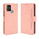 For Infinix Hot 10 / X682 Wallet Style Skin Feel Calf Pattern Leather Case with Separate Card Slots(Pink) - 1