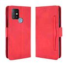 For Infinix Hot 10 / X682 Wallet Style Skin Feel Calf Pattern Leather Case with Separate Card Slots(Red) - 1