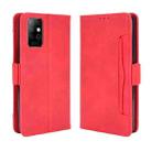 For Infinix Note 8 / X692 Wallet Style Skin Feel Calf Pattern Leather Case with Separate Card Slots(Red) - 1