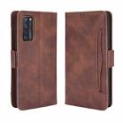 For ZTE Axon 20 5G / Axon 20 4G Wallet Style Skin Feel Calf Pattern Leather Case with Separate Card Slots(Brown) - 1