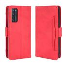 For ZTE Axon 20 5G / Axon 20 4G Wallet Style Skin Feel Calf Pattern Leather Case with Separate Card Slots(Red) - 1