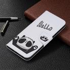 For Galaxy A10s Pattern Colored Drawing Horizontal Flip Leather Case with Holder & Card Slots & Wallet(Hello Panda) - 6