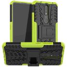 For Nokia 2.4 Tire Texture Shockproof TPU+PC Protective Case with Holder(Green) - 1