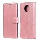 For Xiaomi Redmi Note 9T / Note 9 5G Classic Calf Texture PU + TPU Horizontal Flip Leather Case with Holder & Card Slots & Wallet(Rose Gold) - 1