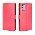 For Motorola Moto G Stylus 2021 Retro Crazy Horse Texture Horizontal Flip Leather Case with Holder & Card Slots & Lanyard(Red) - 1