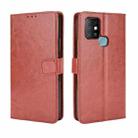 For Infinix Hot 10 / X682 Retro Crazy Horse Texture Horizontal Flip Leather Case with Holder & Card Slots & Lanyard(Brown) - 1