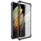 For Samsung Galaxy S21 Ultra 5G IMAK All-inclusive Shockproof Airbag TPU Case with Screen Protector(Transparent Black) - 1