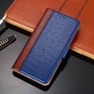 For Samsung Galaxy S9+ Ostrich Texture PU + TPU Horizontal Flip Leather Case with Holder & Card Slots & Wallet(Blue) - 1