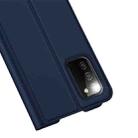 For Samsung Galaxy A02s 166.5mm Version DUX DUCIS Skin Pro Series Horizontal Flip PU + TPU Leather Case with Holder & Card Slots(Blue) - 3