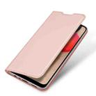 For Samsung Galaxy A02s 166.5mm Version DUX DUCIS Skin Pro Series Horizontal Flip PU + TPU Leather Case with Holder & Card Slots(Rose Gold) - 4