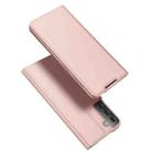 For Samsung Galaxy S21 5G DUX DUCIS Skin Pro Series Horizontal Flip PU + TPU Leather Case with Holder & Card Slots(Rose Gold) - 1