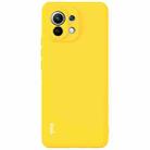 For Xiaomi Mi 11 5G IMAK UC-2 Series Shockproof Full Coverage Soft TPU Case(Yellow) - 1