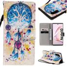 For Galaxy Note 10 3D Painted Pattern Horizontal Flip Leather Case, with Wallet & Holder & Card Slots & Lanyard(Wind Chimes) - 1