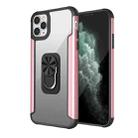PC +TPU + Metal Shockproof Protective Case with Ring Holder For iPhone 11 Pro Max(Rose Gold) - 1