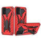 For Samsung Galaxy A52 5G / 4G Shockproof TPU + PC Protective Case with Holder(Red) - 1