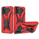 For Xiaomi Poco M3 Shockproof TPU + PC Protective Case with Holder(Red) - 1