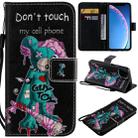 For iPhone 11 Pro Painted Pattern Horizontal Flip Leather Case, with Wallet & Holder & Card Slots & Lanyard(One-eyed Mouse) - 1