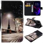 For iPhone 11 Painted Pattern Horizontal Flip Leather Case, with Wallet & Holder & Card Slots & Lanyard(Cityscape) - 1