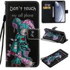 For iPhone 11 Pro Max Painted Pattern Horizontal Flip Leather Case, with Wallet & Holder & Card Slots & Lanyard(One-eyed Mouse) - 1