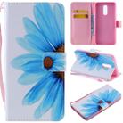 For LG Stylo 5 Painted Pattern Horizontal Flip Leather Case, with Wallet & Holder & Card Slots & Lanyard(Sunflower) - 1