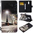 For LG Stylo 5 Painted Pattern Horizontal Flip Leather Case, with Wallet & Holder & Card Slots & Lanyard(Cityscape) - 1