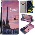 For Galaxy A80 / A90 Painted Pattern Horizontal Flip Leather Case, with Wallet & Holder & Card Slots & Lanyard(Tower) - 1