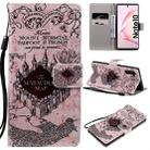 For Galaxy Note 10 Painted Pattern Horizontal Flip Leather Case, with Wallet & Holder & Card Slots & Lanyard(Castle) - 1