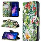 For Xiaomi Redmi Note 8 3D Pattern Colored Drawing Horizontal Flip Leather Case with Holder & Card Slots & Wallet(Banana Leaf) - 1