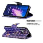 For Xiaomi Redmi Note 8 3D Pattern Colored Drawing Horizontal Flip Leather Case with Holder & Card Slots & Wallet(Purple Butterfly) - 4
