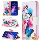 For Xiaomi Redmi Note 8 Colored Drawing Horizontal Flip Leather Case with Holder & Card Slots & Wallet(Two Butterfly) - 1